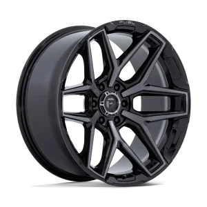 Fuel – FLUX – Black – 24″x10″ 0mm – Summer Wheels – FC854BT24106300